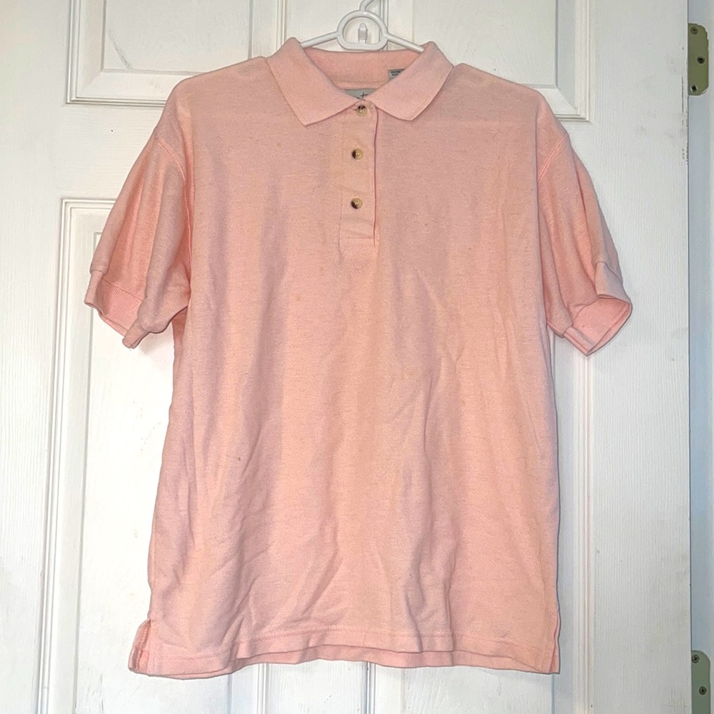 Pink polo shirt